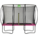 Exit Toys Silhouette Trampoline 214x305cm + Safety Net Pink