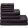 Catherine Lansfield Quick Dry Towel Black (120x70cm)