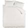 Catherine Lansfield Seersucker Frill Duvet Cover White (200x135cm)