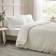 Catherine Lansfield Seersucker Frill Duvet Cover White (200x135cm)