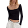 Free People Clean Lines Long Sleeve - Black