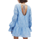 NA-KD Dress with Sleeve Details - Blue