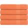vidaXL Towels 4 pcs 100x200 cm 360 gsm Guest Towel Orange