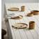 Södahl Line Dug Tablecloth Gold, White (220x140cm)