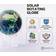 Mova Globes Outer Space Green Globe 21.6cm