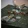 Södahl Star Damask Tablecloth Green (220x140cm)