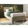 GFW Addison Single Beige Bed Frame Cream