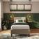 GFW Addison Single Beige Bed Frame Cream