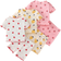 Shein 6pcs Baby Girl Cute Strawberry Pattern Ruffle Trim Round Neck Short Sleeve Top And Shorts Knit Soft Comfortable Summer Pajama Set