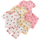 Shein 6pcs Baby Girl Cute Strawberry Pattern Ruffle Trim Round Neck Short Sleeve Top And Shorts Knit Soft Comfortable Summer Pajama Set