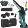 OutSunny 8 Inch Electric Chainsaw Brushless Motor Blue