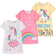 Shein Girls Cute Colorful Floral Long Nightgown Set - Yellow/Pink