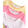 Shein Girls Cute Colorful Floral Long Nightgown Set - Yellow/Pink