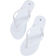 PrettyLittleThing Round Toe Simple Platform Flip Flops - White