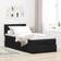 vidaXL Ottoman Black Ramsäng 90x200cm