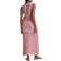 Lindex Hole Knitted Maxi Skirt - Pink