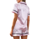 Shein Silk-Like Couple Heart Pocket Contrasting Stripes Pajama Set, Vacation
