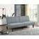 Mainstays Studio Futon Grey Sofa 66" 2 Seater