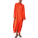 H&M Oversized Cotton Shirt Dress - Bright Red