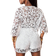 Shein BamGleam Sexy Cut Out Lace See-Through Flare Sleeve Four Seasons Knit Women's Blouse, Haute Women Tops, Fitted Elegant Crew Neck Tops