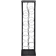 vidaXL 240941 Black Wine Rack 23.5x100cm