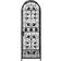 vidaXL 240939 Black Vinställ 45x133.5cm