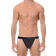 2(X)IST Essential Cotton Y-Back Thong 3-pack - Black