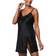 Lady Avenue Silk Night Dress - Black
