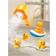 Shein 1set Kids Bath Sprinkler Shower Toy Rubber Yellow Duck & Pirate Duck Fun Water Play Toy Suitable For Children Summer Pool Water Fun