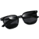 Shein Polarized Sunglasses, Unisex Retro Square Black Fashion Eyewear, Classic Style For Outdoor Sport, Cycling, Travel, Beach, Driving, Fishing, Summer UV Protection For Summer Beach Vacation,Outdoor,Travel