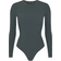 SKIMS Fits Everybody Long Sleeve Crew Neck Bodysuit - Deep Sea