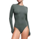 SKIMS Fits Everybody Long Sleeve Crew Neck Bodysuit - Deep Sea