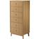 FDB Møbler A87 Butler Oak Natural Lacquered Chest of Drawer 54x120cm