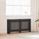 vidaXL Cubierta Para Radiador MDF Negro 152x19x81 cm