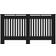 vidaXL Cubierta Para Radiador MDF Negro 152x19x81 cm