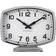 Premier Housewares Bailie Silver Table Clock 23cm