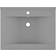 vidaXL Lavabo De Lujo Cerámica 60x46 cm Gris Claro