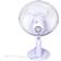 Oypla 12" Oscillating Desk Top Fan White