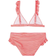 Name It Striped Bikini - Fiery Coral