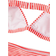 Name It Striped Bikini - Fiery Coral