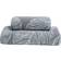 Fusion Matteo Cotton Bath Towel Grey (130x70cm)