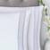Appletree Embroidered Band Duvet Cover White, Silver (260x220cm)