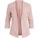 Vila 3/4 Sleeved Fitted Blazer - Rose