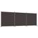 vidaXL 3-Panel Brown Rumsavdelare