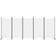 vidaXL 5-Panel White Room Divider