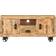 vidaXL Solid Mango Wood Natural TV Bench 110x50cm