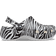 Crocs Classic Platform Animal Clogs - Zebra