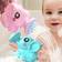 Shein 1pc Baby Bath Flower Sprinkler Toy, Elephant Shaped Animal Water Pump Shower Toy For Toddler Kid Bath Water Play