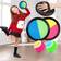 Shein 1pc Children Suction Cup Ball Toys Outdoor Games, Toss And Catch Ball Set, OutdoorSports Racket, Palm Ball, Yard Camping Holiday Party Game Toys,Parent-Child Outdoor Interactive Throwing Sticky Ball Game Toys