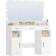 HEXCELEN Vanity Desk with Mirror LED White Dressing Table 40x108cm